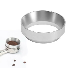 コーヒーグラインダーリング パウダー受けパウダーリング ステンレスのコーヒーリング 51mm
