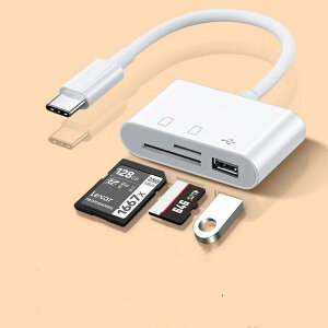 m microSD MacBook Android USB m[gPC m[gp\R USB USB3.0 ϊ Type-C SDJ[h[_[ 3in1 USB2.0 J ^CvC