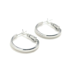 メタル プレーン ミニ フープピアス レディース 女性用 シンプル 輪 リング 円 まる 丸 セクシー クール 大人 上品 オフィスコーデ パーティー カワイイ キレイ キュート ガーリー イヤアクセ