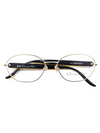 クリスチャンディオール CD3515/J メガネ 眼鏡 ゴールド コンビフレーム イエロー【中古】IT9RDDS0DTC4