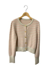 フォクシーブティック Knit Cardigan Cashmere French Border 43173 カーディガン 40 ベージュ【中古】ITG5CITPYJCO