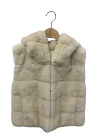 フォクシーブティック Fur vest Gray Pearl 35984 ベスト 38 ホワイト リバーシブル ミンクファー【中古】 ITC2AXO1OX8M