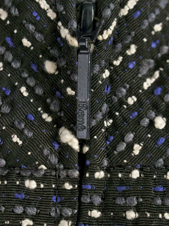 楽天市場】ルネ 6834290 スカート 34 ネイビー ツイード タックフレア  