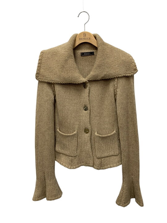 フォクシーブティック F・T Cardigan 39675 カーディガン 40 ベージュ  
