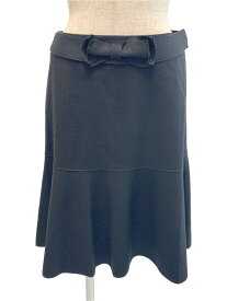 トゥービーシック スカート W5S56-638-09 ウール リボン 40【Bランク】【中古】tn230528