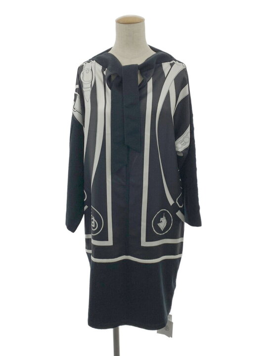 楽天市場】エルメス ワンピース 22AW Robe Col a Nouer タイネック 総  