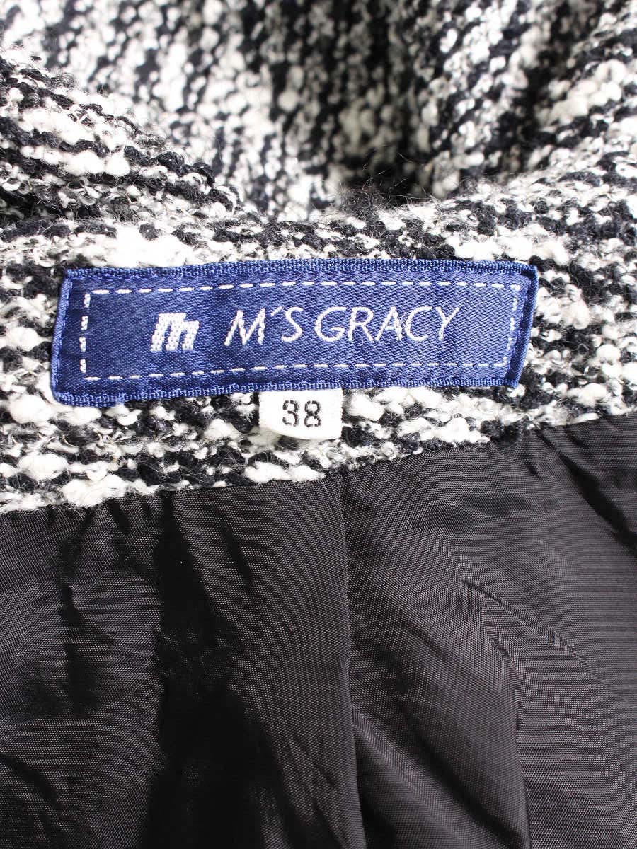 楽天市場】M'S GRACY エムズグレイシー スカート 527554 ツイード