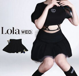 送料無料　outlet　アウトレット　Lola wed. チュールミニスカート　ブラック　レディースファッション　レディース　スカート　ミニスカート　チュール　スタイルアップ