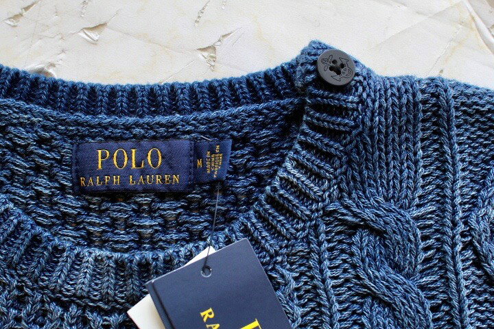 楽天市場】RALPH LAUREN(ラルフローレン)CABLE COTTON SWEATER VINTAGE 