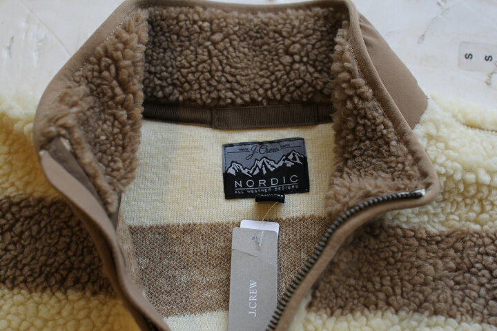 楽天市場】J.CREW(J.クルー)NORDIC SHERPA FLEECE JACKET(ノルディック 