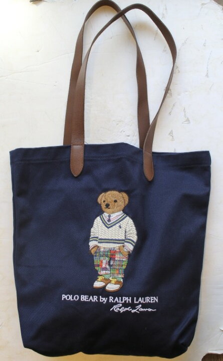 楽天市場】RALPH LAUREN(ラルフローレン)POLO BEAR TWILL SHOPPER TOTE 