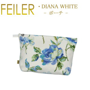 �������� �t�F�C���[ TT9 �R�X���|�[�` �_�C�A�i�z���C�g Dianawhite 23&#215;35 Feiler Chenille Pouch