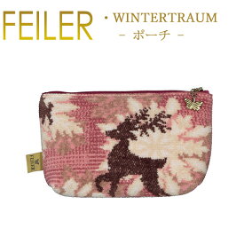 メール便 送料無料 フェイラー ポーチ M4 ウィンタートラオム Wintertraum Feiler Chenille Pouch