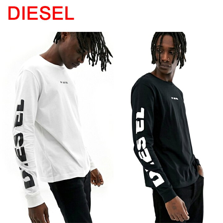 楽天市場】ディーゼル DIESEL ロングTシャツ 長袖 00S8VF OEADQ T-JOE 