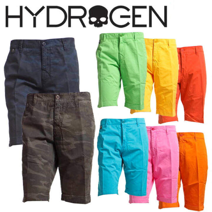 楽天市場】ハイドロゲン 【 HYDROGEN 】 ハーフパンツ カーゴ チノ 