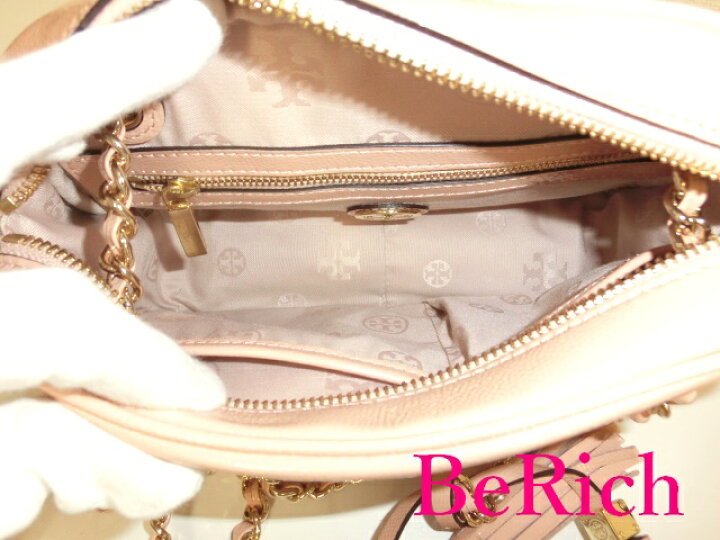 楽天市場】トリーバーチ チェーン ショルダーバッグ ピンク ベージュ  