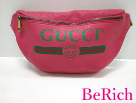 美品 グッチ GUCCI ベルトバッグ ウエストバッグ 530412 ヴィンテージ GG ロゴ ピンク シェリー ウェブ レザー ボディバッグ ポーチ ショルダーバッグ 鞄 メンズ レディース 【中古】【送料無料】 bk7116