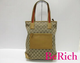 グッチ GUCCI トートバッグ ショルダーバッグ 19.0401 GG ベージュ レッド 赤 ロゴ ハンドバッグ 肩掛け 鞄 【中古】【送料無料】 bk7168