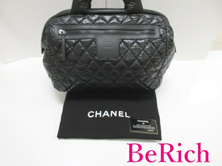 楽天市場】美品 シャネル CHANEL ココ コクーン ミニ ボストンバッグ 