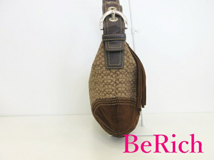 楽天市場】コーチ COACH ショルダーバッグ ミニ シグネチャー ブラウン 