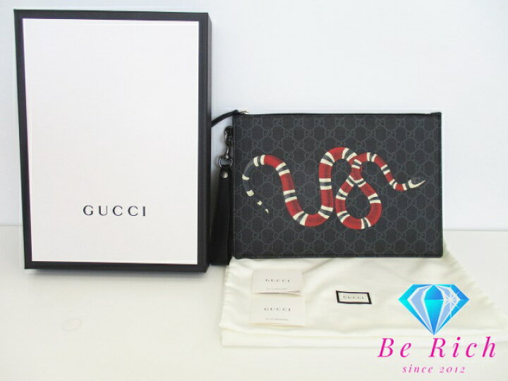 楽天市場】GUCCI グッチ クラッチバッグ 473904 キングスネーク  