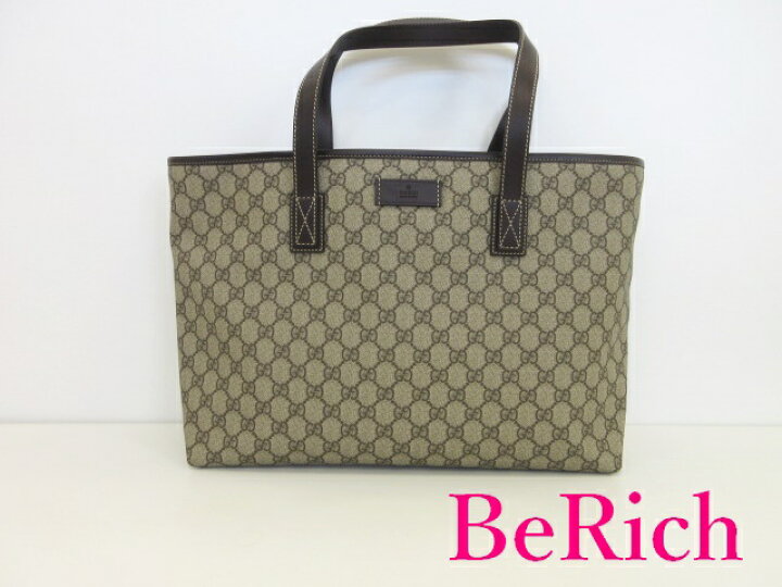 楽天市場】美品 グッチ GUCCI トートバッグ 211137 GG プラス PVC  