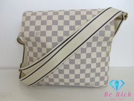 ルイ ヴィトン LOUIS VUITTON ショルダーバッグ ダミエ アズール ナヴィグリオ N51189 白 グレー メッセンジャーバッグ 斜め掛け 鞄 【中古】【送料無料】 bk9746