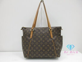 ルイ ヴィトン LOUIS VUITTON トートバッグ モノグラム トータリー MM M56689 ブラウン 茶 PVC レザー ショルダーバッグ ハンドバッグ 肩掛け バッグ 鞄 メンズ レディース 【中古】【送料無料】 bk9827