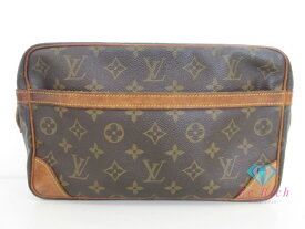 ルイ ヴィトン LOUIS VUITTON クラッチバッグ モノグラム コンピエーニュ M51845 茶 ブラウン PVC レザー LV ロゴ セカンドバッグ ハンドバッグ ポーチ 鞄 メンズ 【中古】【送料無料】bk10095