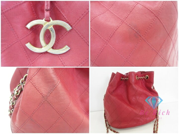 楽天市場】シャネル CHANEL ビコローレ 巾着 ショルダーバッグ ラム 