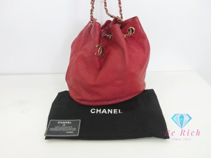 楽天市場】シャネル CHANEL ビコローレ 巾着 ショルダーバッグ ラム 
