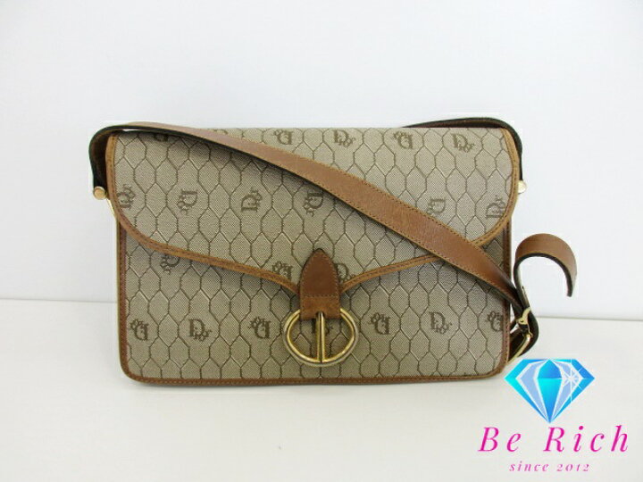 楽天市場】クリスチャン ディオール ショルダーバッグ ベージュ 茶  