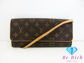 美品 ルイ ヴィトン LOUIS VUITTON ポシェット ツイン GM 2way ショルダー クラッチ バッグ モノグラム M51852 ウエストポーチ クラッチバッグ 斜め掛け 鞄 【中古】【送料無料】bk9100