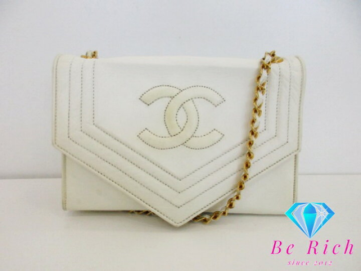 楽天市場】シャネル CHANEL V ステッチ チェーン ショルダーバッグ 
