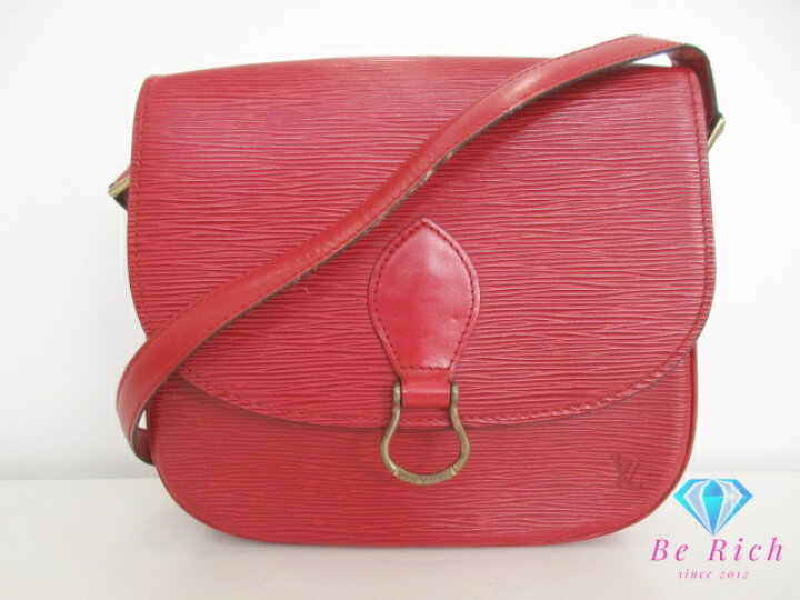 楽天市場】ルイ ヴィトン LOUIS VUITTON エピ サンクルー M52197 赤  