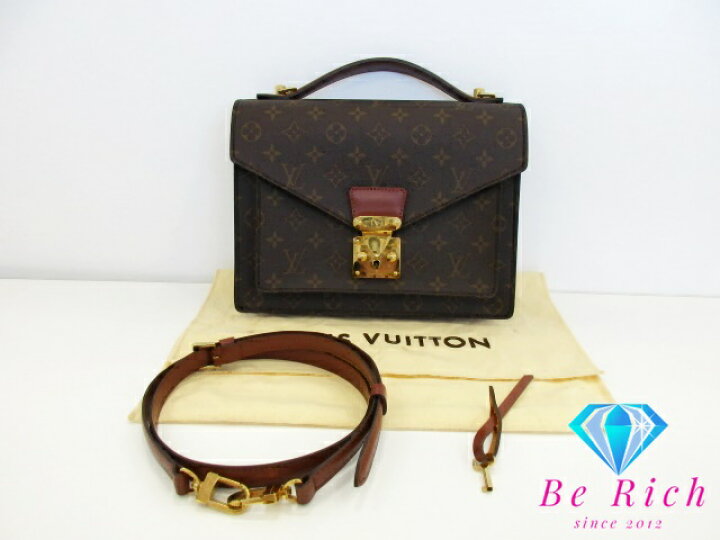 楽天市場】ルイ ヴィトン LOUIS VUITTON モノグラム モンソー 26 