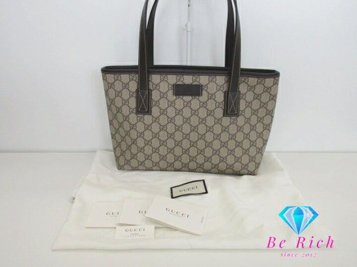 楽天市場】美品 グッチ GUCCI トートバッグ 211138 GG スプリーム 