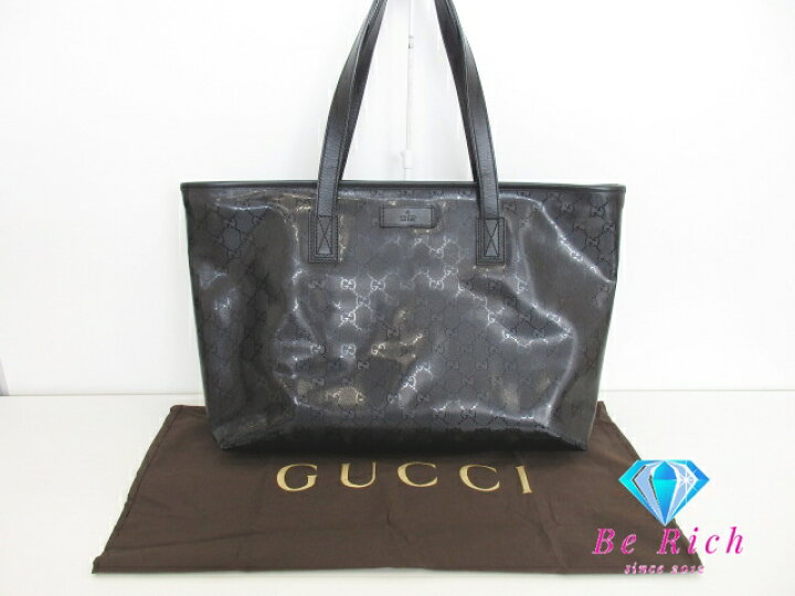 楽天市場】グッチ GUCCI トートバッグ 211137 GG インプリメ 黒 