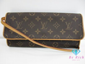 ルイ ヴィトン LOUIS VUITTON ポシェット ツイン GM 2way ショルダー クラッチ バッグ モノグラム M51852 ウエストポーチ クラッチバッグ 斜め掛け 鞄 【中古】【送料無料】bk9465