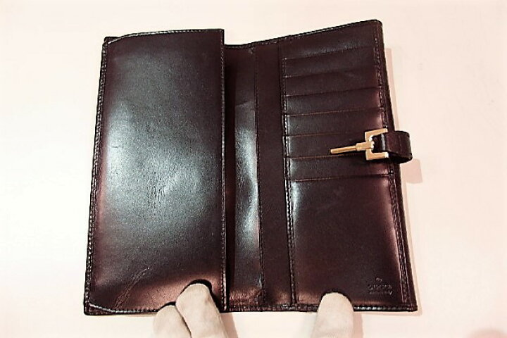 楽天市場】美品 グッチ GUCCI 財布 長財布 GG ジャッキー金具 035 3661 
