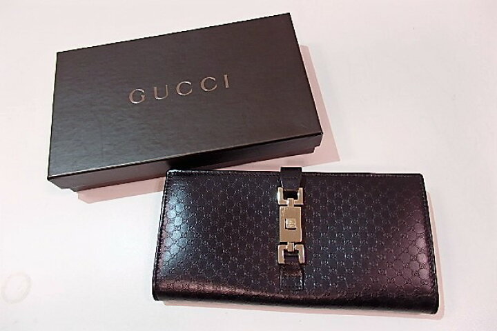 楽天市場】美品 グッチ GUCCI 財布 長財布 GG ジャッキー金具 035 3661 