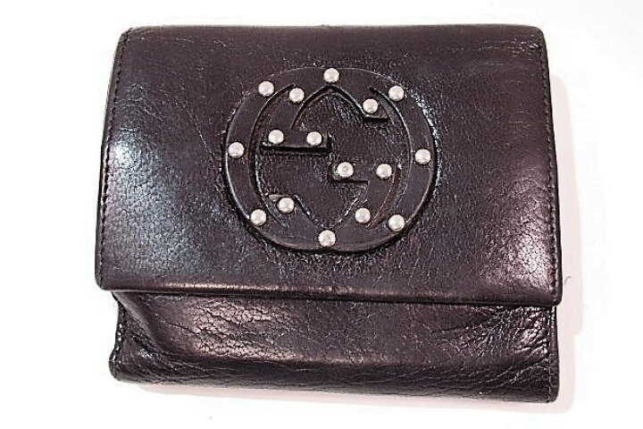楽天市場】グッチ GUCCI 財布 Wホック 二つ折り財布 121570 GG 