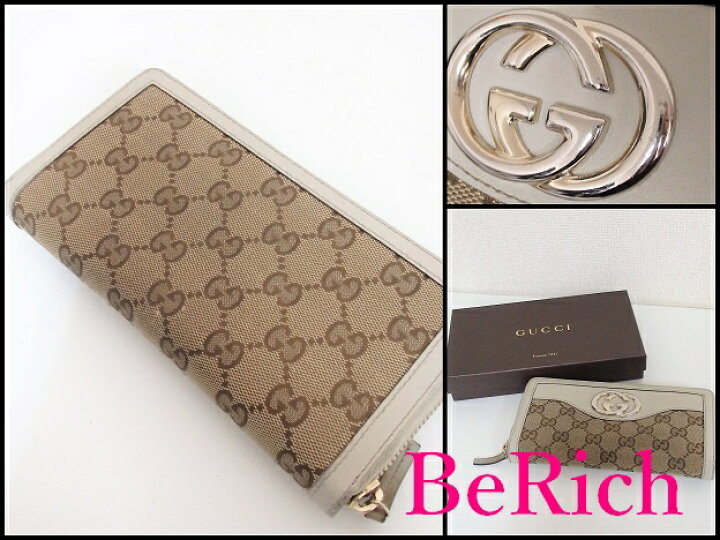 楽天市場】グッチ GUCCI 財布 ラウンド ファスナー 長財布 スーキー GG 