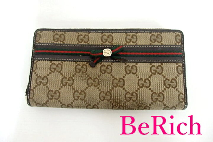 楽天市場】グッチ GUCCI ラウンド ファスナー 長財布 257003 