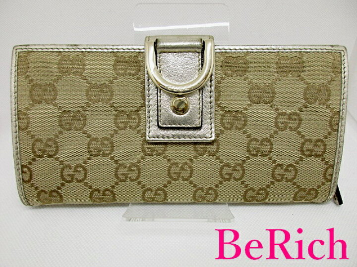 楽天市場】グッチ GUCCI 二つ折り 長財布 154256 アビー GG ロゴ D 