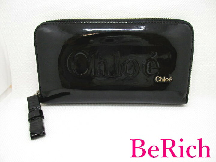 楽天市場】クロエ Chloe ラウンドファスナー 長財布 3P0320 黒 