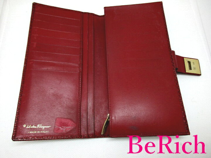 楽天市場】サルヴァトーレ フェラガモ Ferragamo 長財布 JL-22 0113  