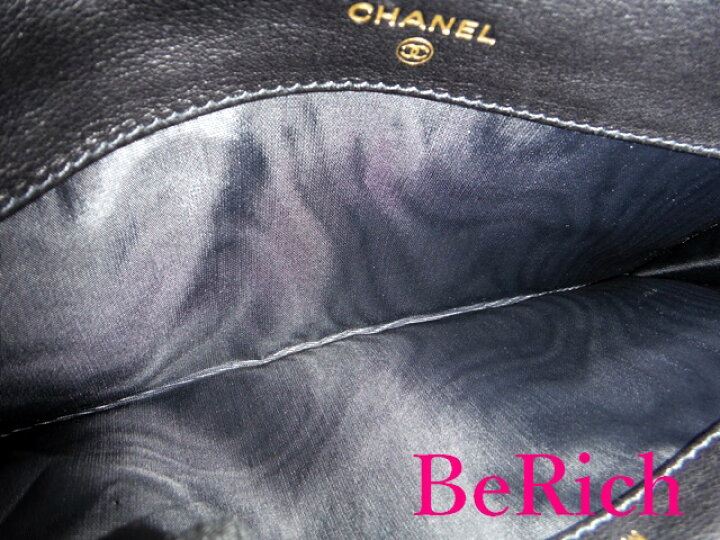 楽天市場】シャネル CHANEL W フラップ 長財布 ココマーク ブラック 黒 