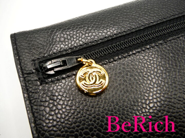 楽天市場】シャネル CHANEL W フラップ 長財布 ココマーク ブラック 黒 