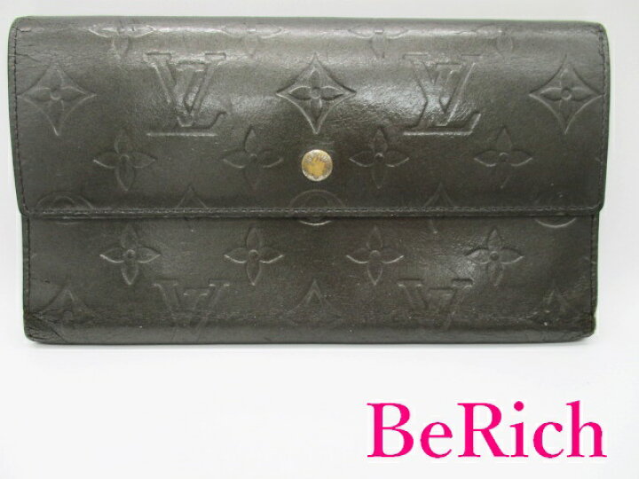 楽天市場】ルイ ヴィトン LOUIS VUITTON 三つ折り 長財布 モノグラム  